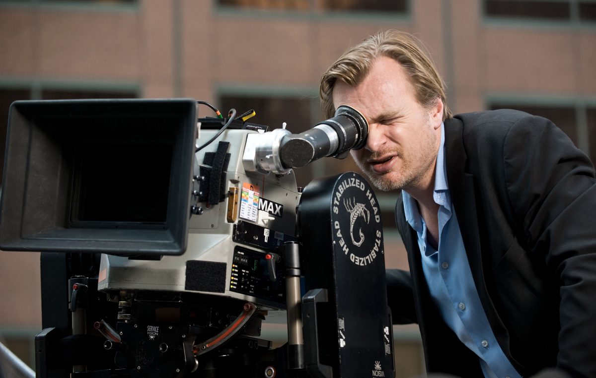 Christopher Nolan filming a movie. Photo: The Music City Drive In