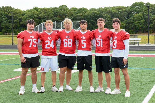 EI Captains - Tyler Cato, Ryan Parker, Dylan Bayer, Thomas Costarelli, Glendon Kinnear, and Jack Kalinowski.