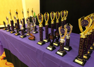 Competition Trophies. Photo: Destiny Dance Competition