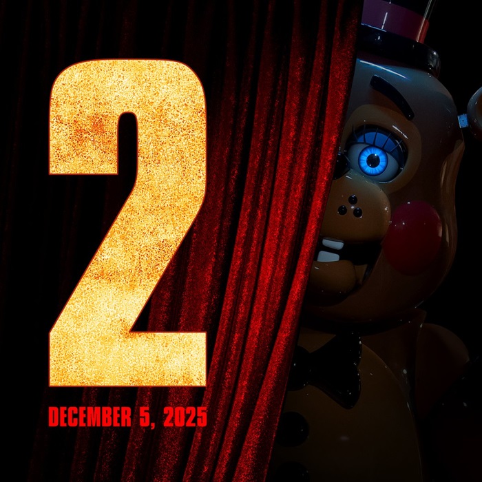 A screenshot of one of the teasers used to advertise the Five Nights at Freddy's 2 movie. Photo: Comicbook.com